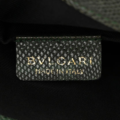 Bulgari Shiny Lizard Serpenti Forever Medium Shoulder Bag Green 6 of 10