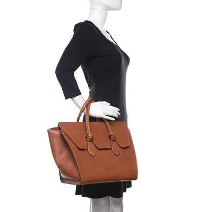 Celine Natural Calfskin Small Tie Knot Tote Tan 2 of 14