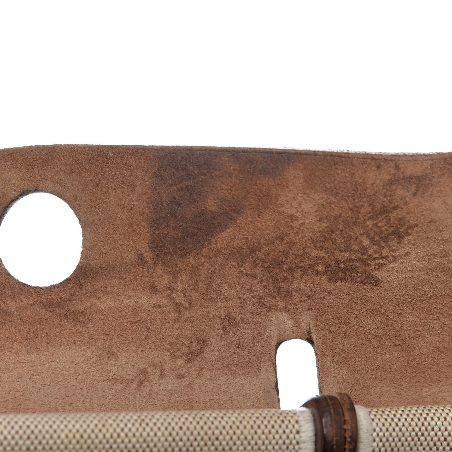 Hermes Toile Vache Calfskin Herbag 30 PM Natural 13 of 19