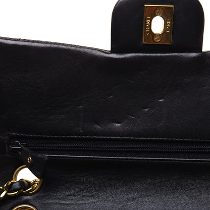 Chanel Lambskin Quilted Small Double Flap Black 14 of 24