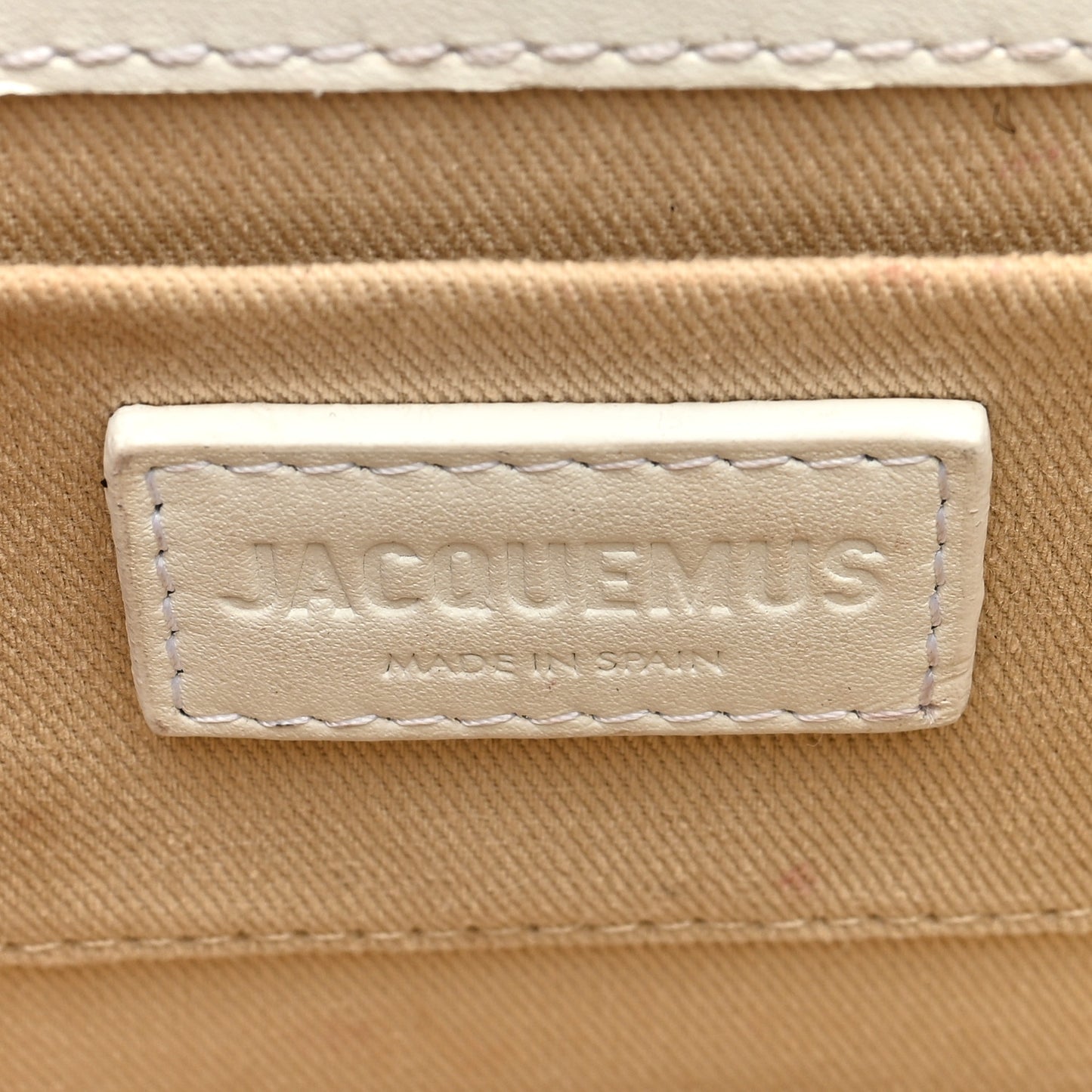 Smooth Calfskin Le Sac Rond White
