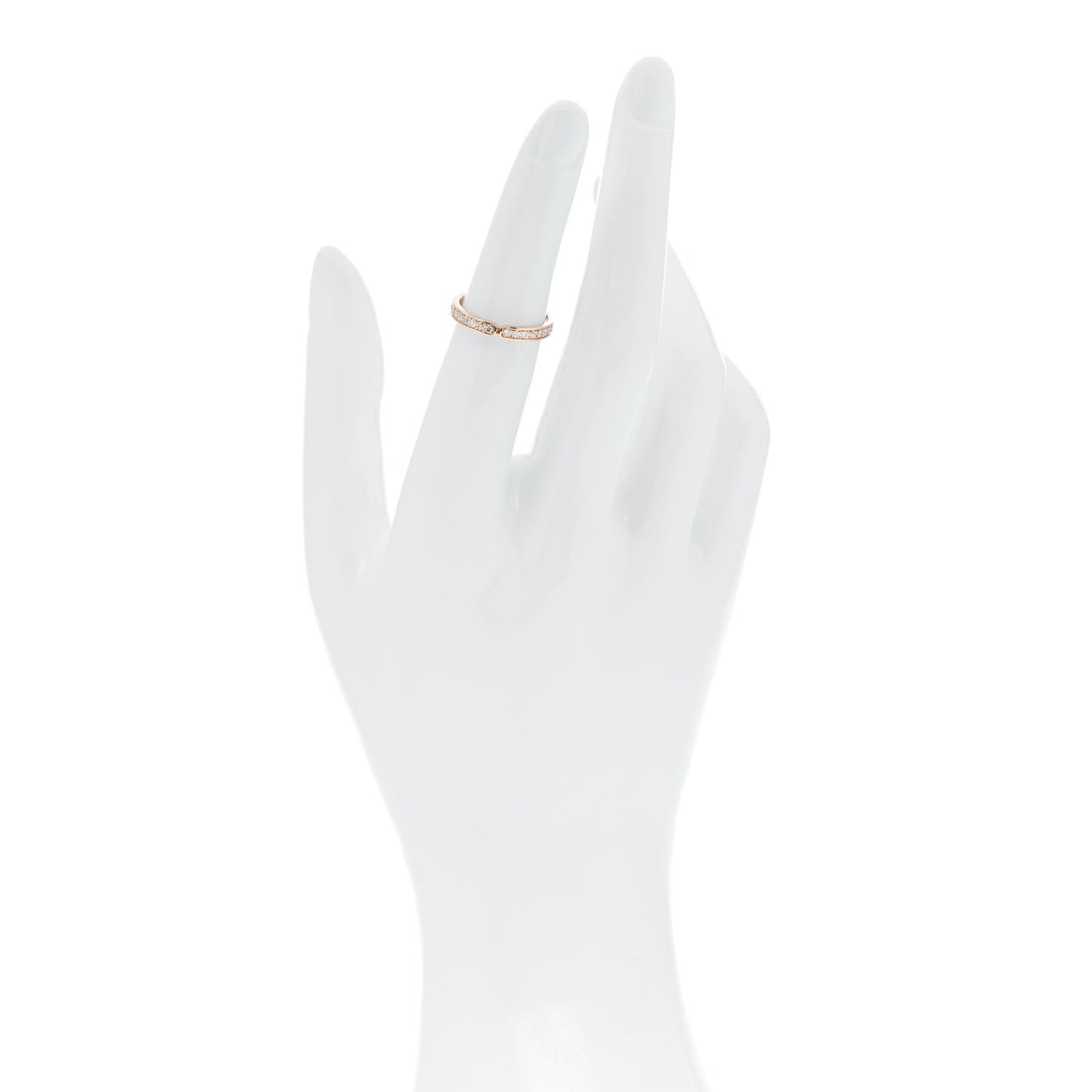 18K Rose Gold Diamond PM Ever Kelly Wedding Band Ring 49 5