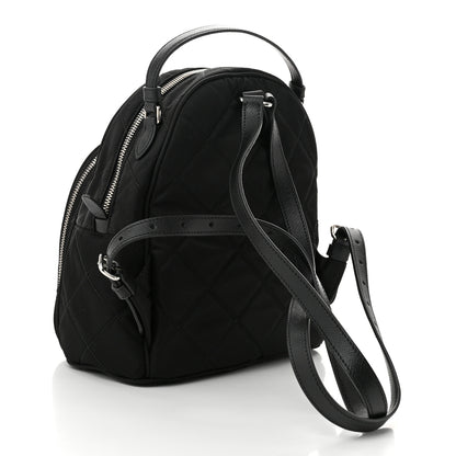 Prada Nylon Tessuto Impuntu Quilted Backpack Black 3 of 10