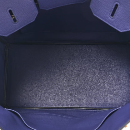 Hermes Togo Birkin 35 Bleu Encre 5 of 11