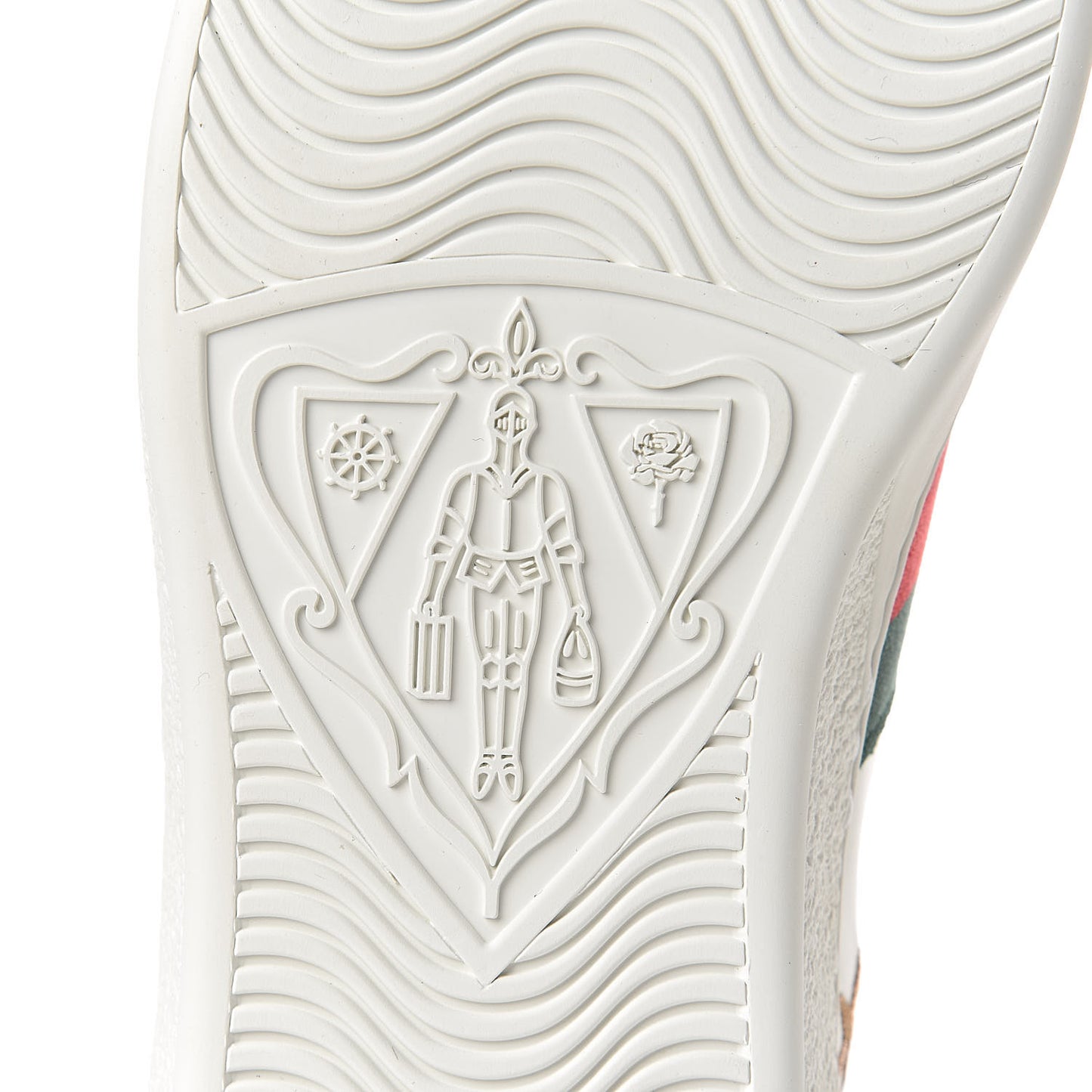 Calfskin Ayers Web Bee Star Embroidered Mens Ace Sneakers 9.5 White Green