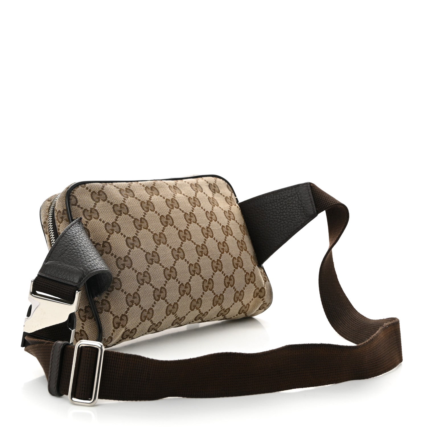 Gucci Monogram Belt Bag Dark Brown 3 of 12