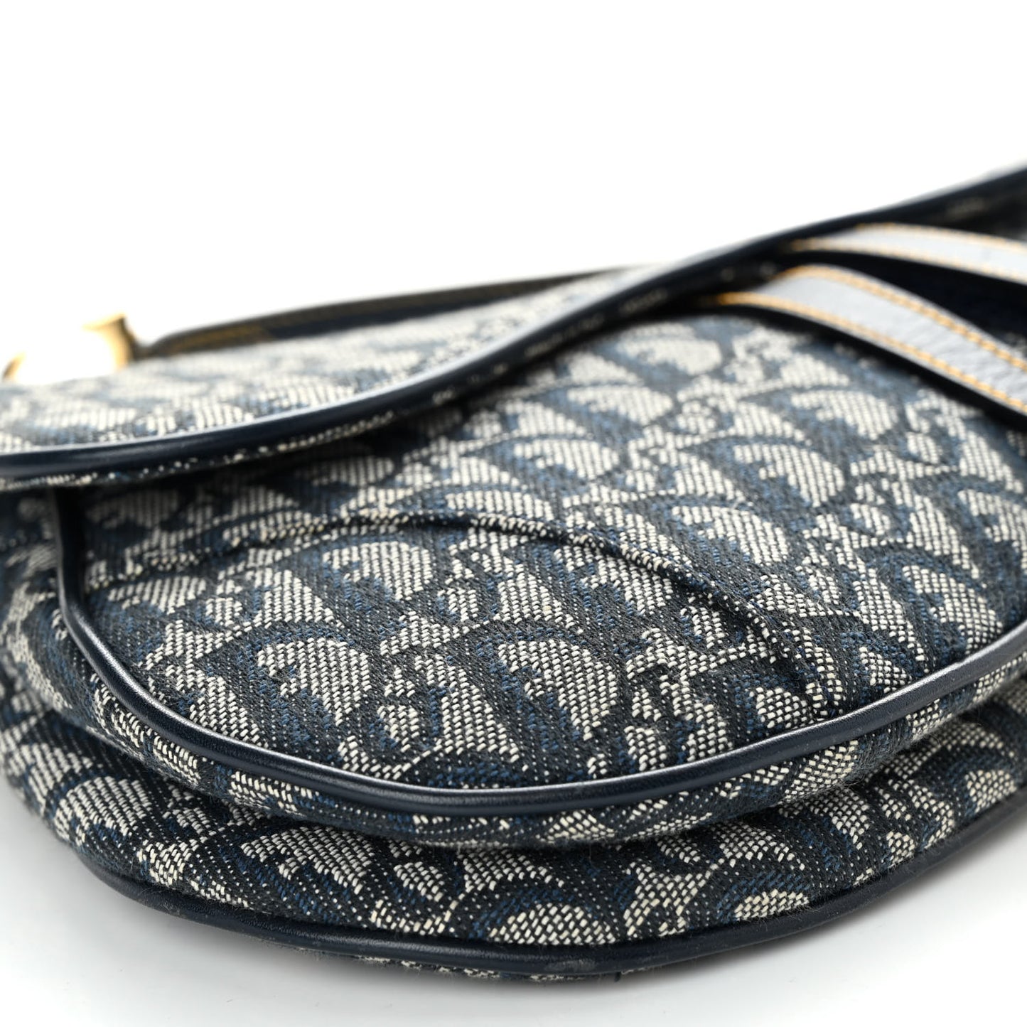 Monogram Saddle Bag Blue