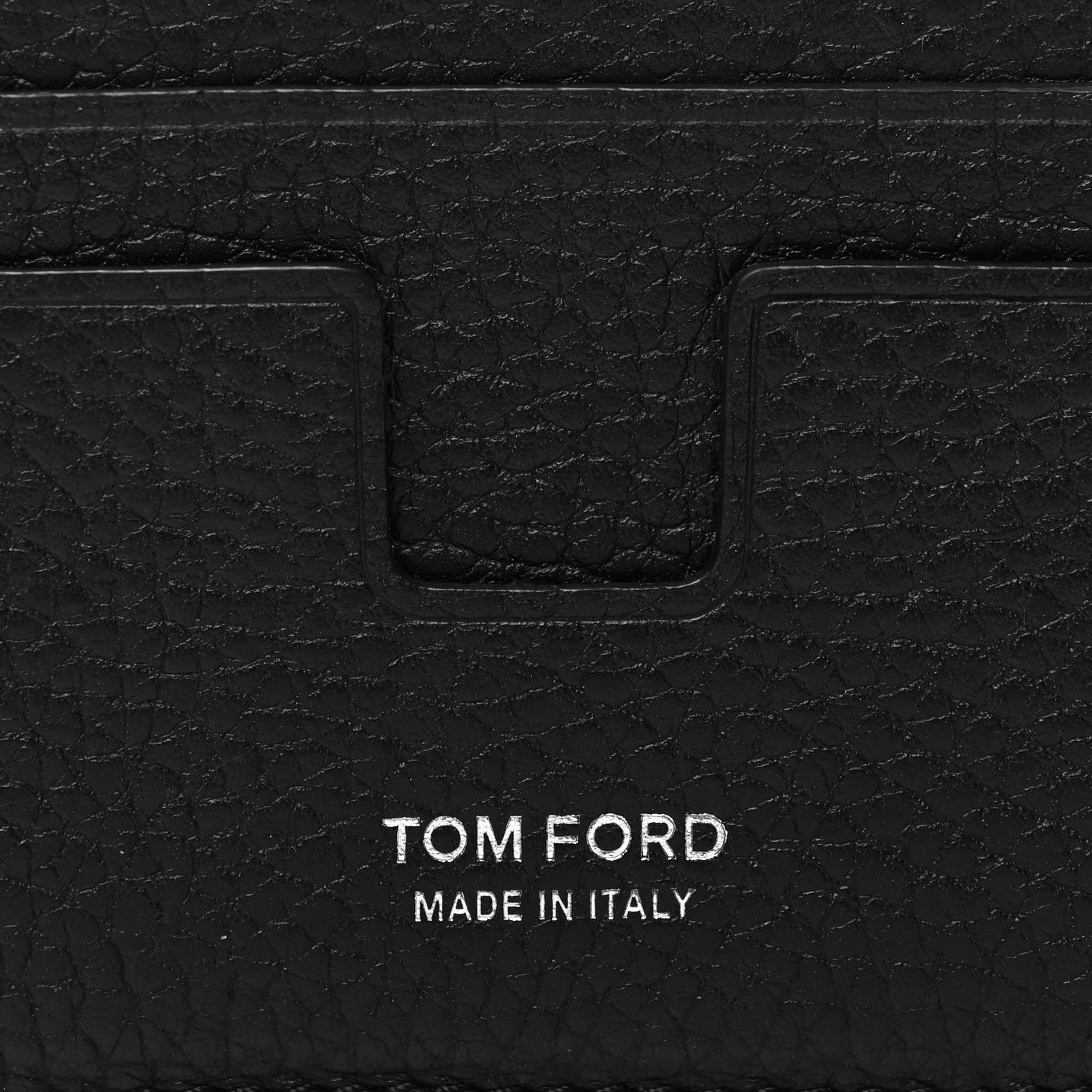 Tom Ford Grained Calfskin Card Holder Black 7 of 7