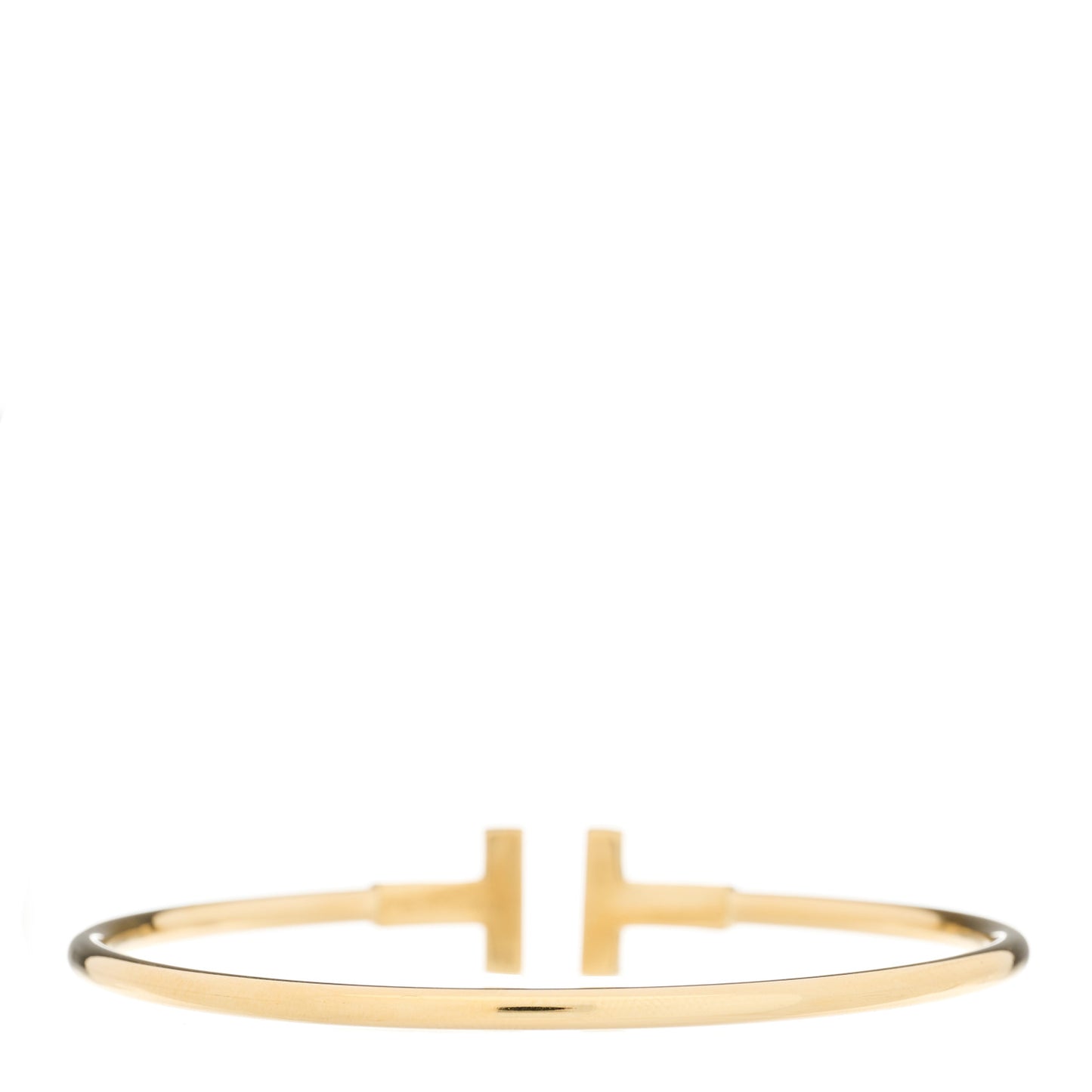 18K Yellow Gold T Wire Bracelet