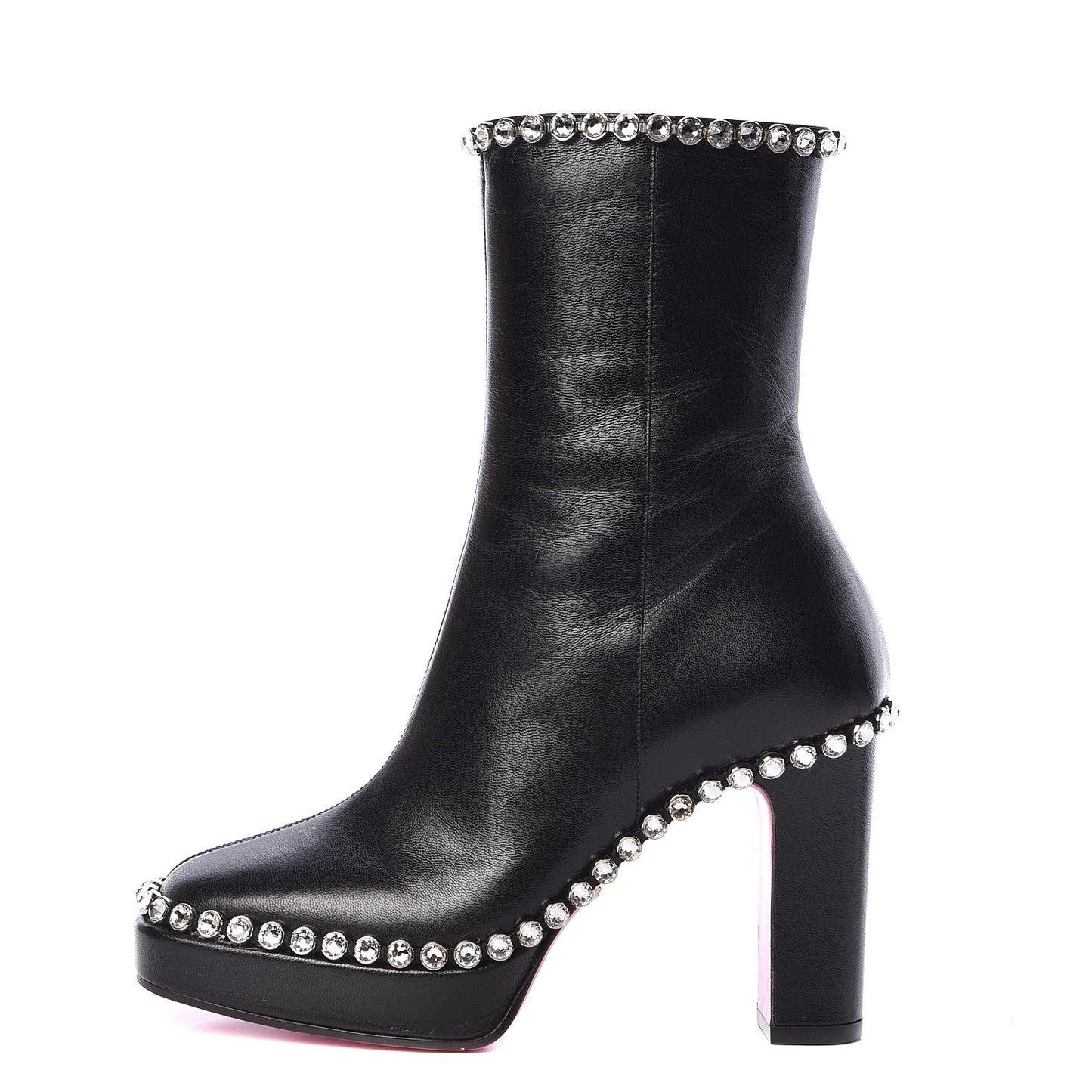 Malaga Kid Olympia Crystal Embellished Boots 35 Black