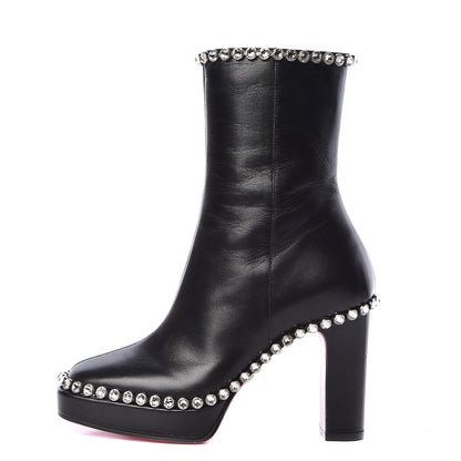 Gucci Malaga Kid Olympia Crystal Embellished Boots 35 Black 1 of 10