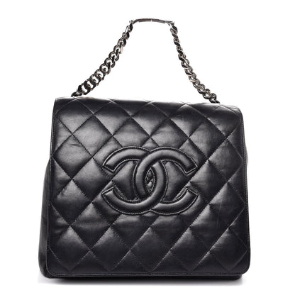 Chanel Lambskin Quilted Flap Black 1 of 8