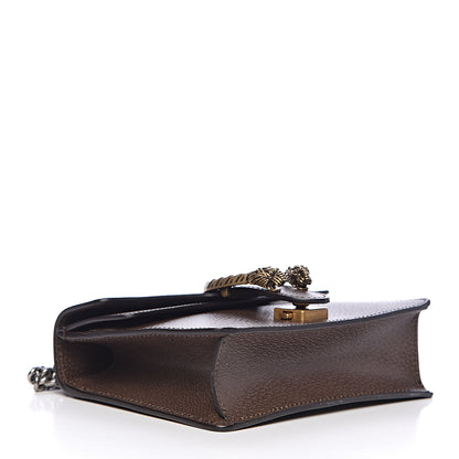 Gucci Textured Calfskin Web Mini Dionysus Shoulder Bag New Acero 4 of 10