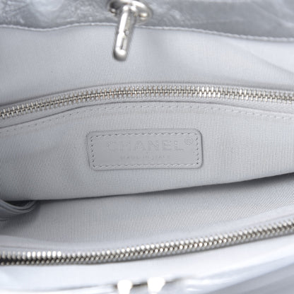 Chanel Metallic Crumpled Calfskin Small 31 Shopping Bag Silver 6 of 10