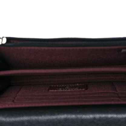 Chanel Caviar Quilted Mini Wallet On Chain WOC Black 5 of 9