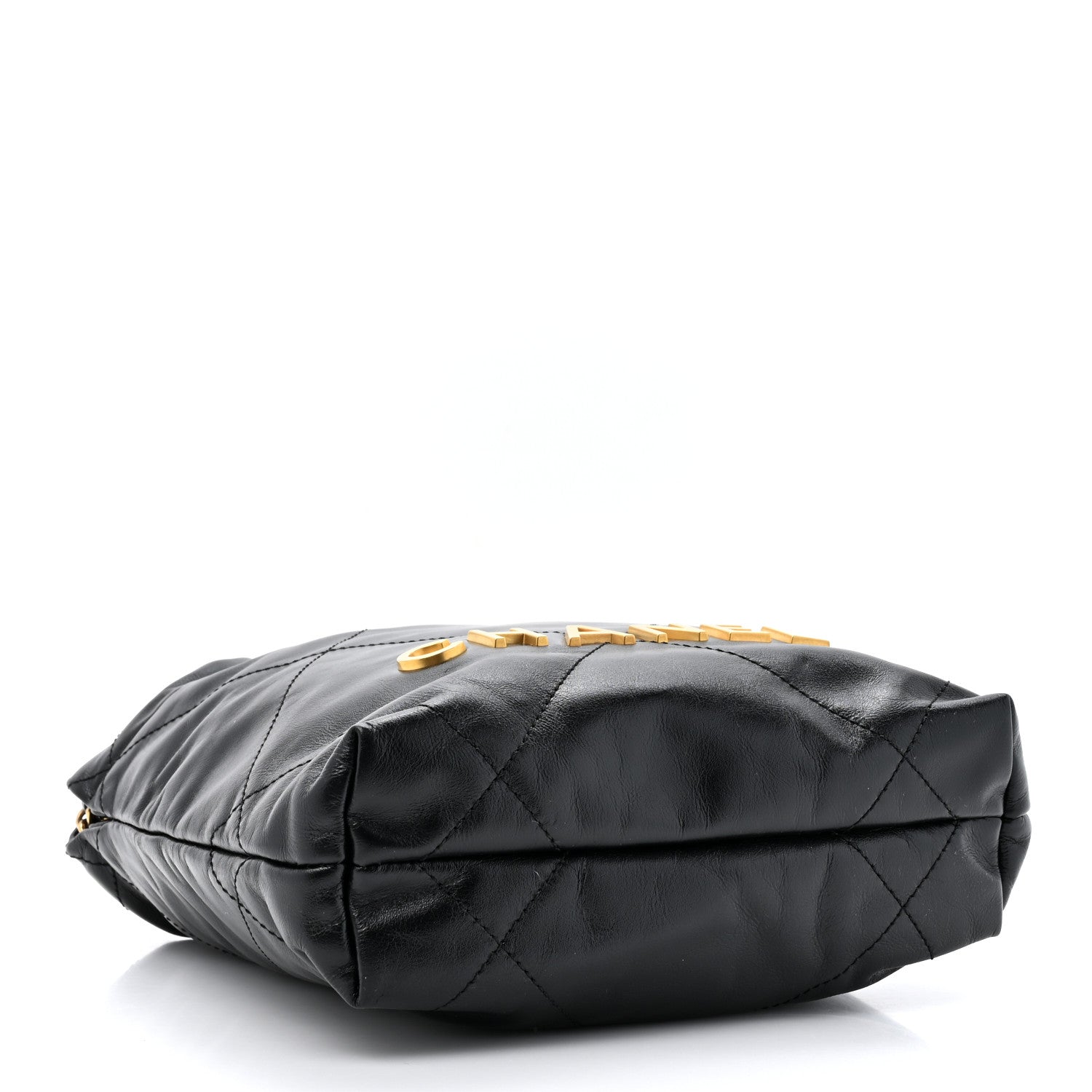 Chanel Shiny Calfskin Quilted Mini Chanel 22 Black 4 of 10
