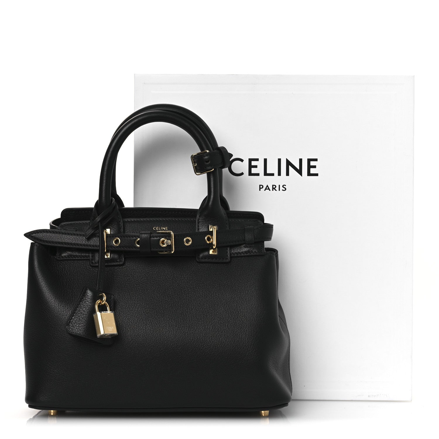 Celine Grained Calfskin Teen Conti Black 14 of 14