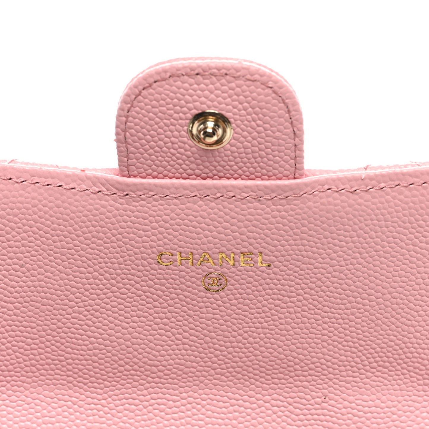 Caviar Quilted Large Gusset Flap Wallet Pink