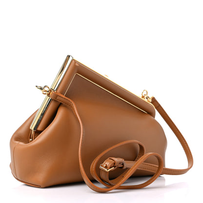 Fendi Shiny Nappa Small Fendi First Caramello 3 of 11