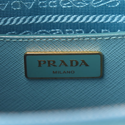 Prada Saffiano Medium Galleria Double Zip Tote Turchese 11 of 14