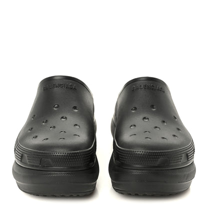 Balenciaga X CROCS Rubber Womens Mules 38 Black 3 of 10