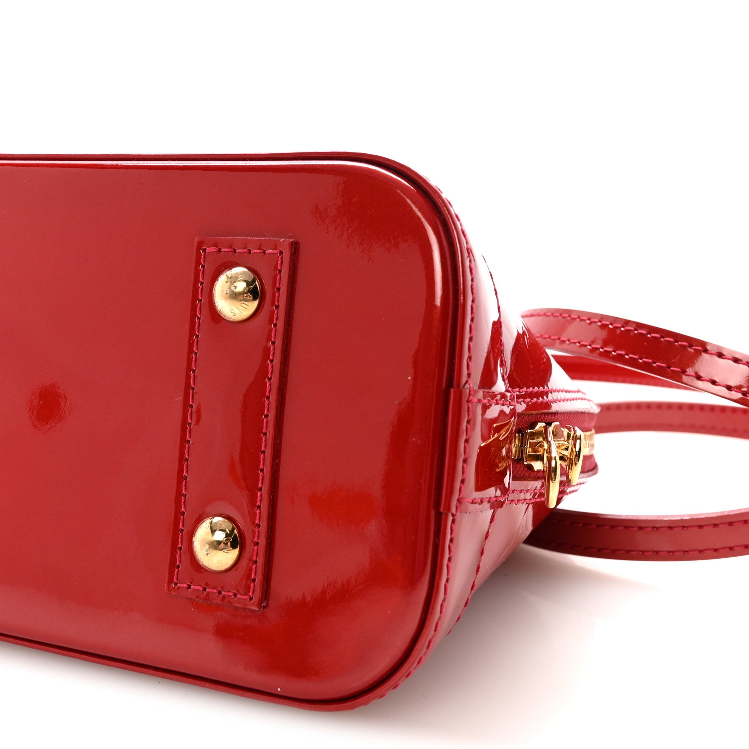 Louis Vuitton Vernis Alma BB Pomme D'Amour 9 of 9