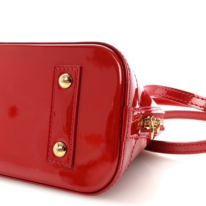 Louis Vuitton Vernis Alma BB Pomme D'Amour 9 of 9