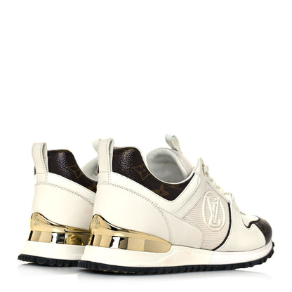 Louis Vuitton Calfskin Monogram Run Away Sneakers 40 White 4 of 10