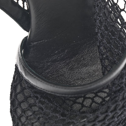Bottega Veneta Mesh Nappa Chunky Chain Sandals 38 Black 10 of 10