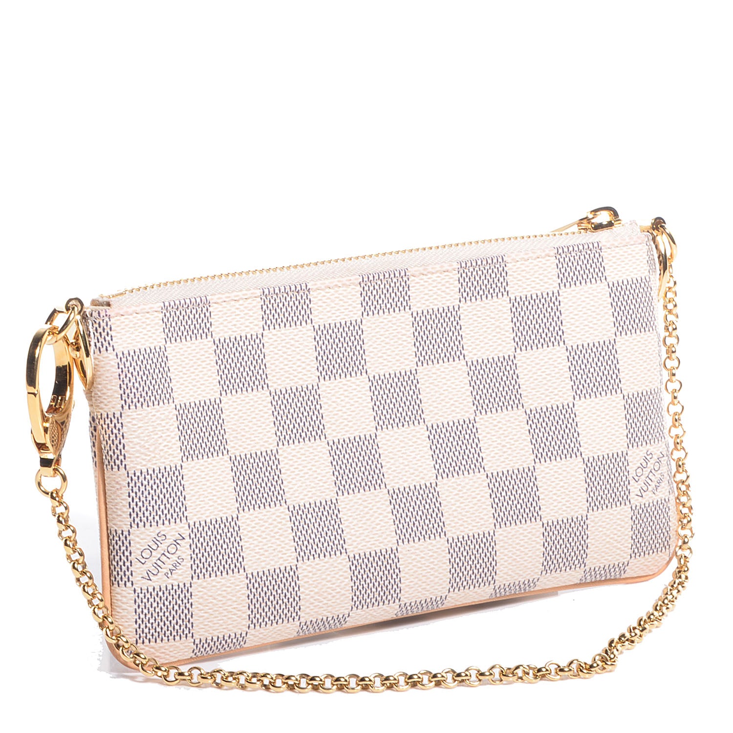 Louis Vuitton Damier Azur Pochette Milla MM 3 of 8