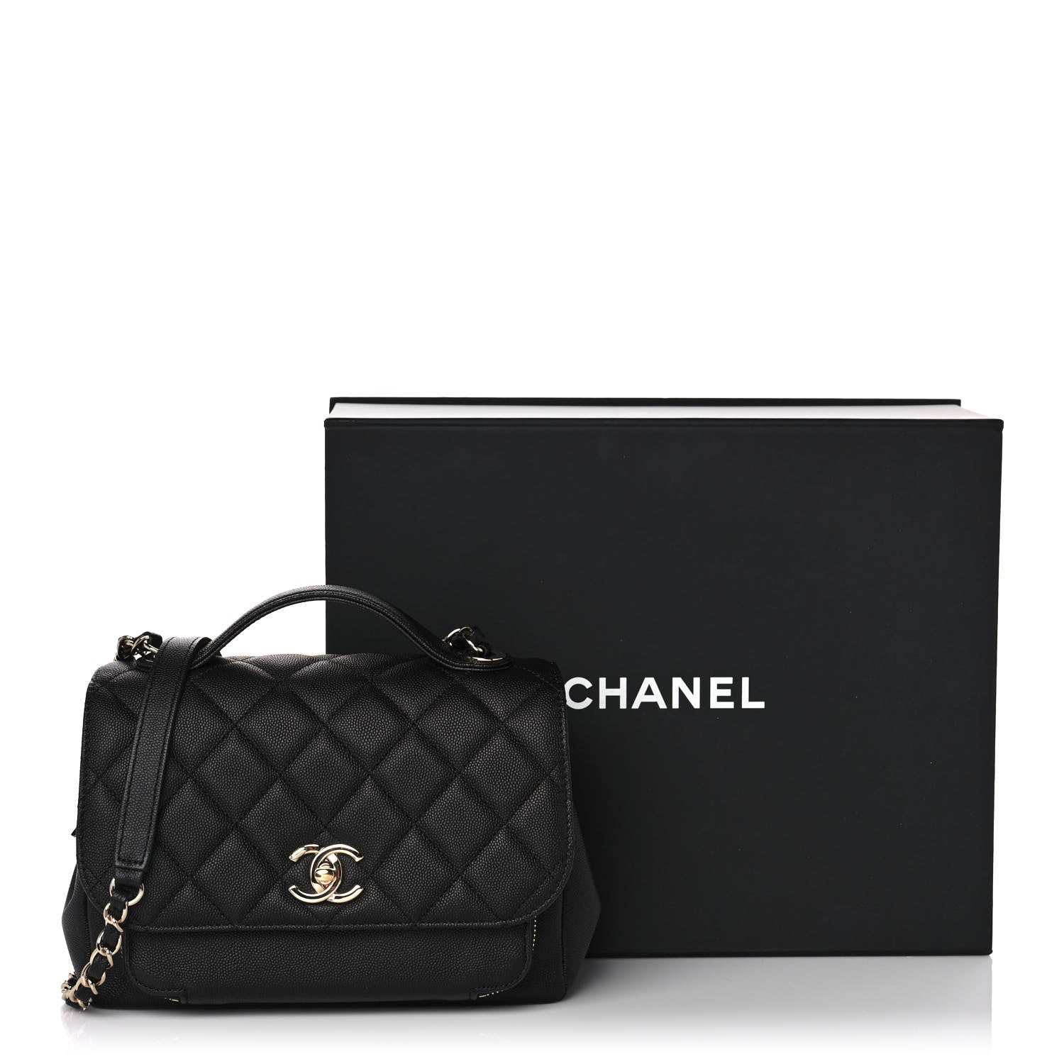 Chanel Caviar Quilted Medium Business Affinity Flap Black 11 of 11