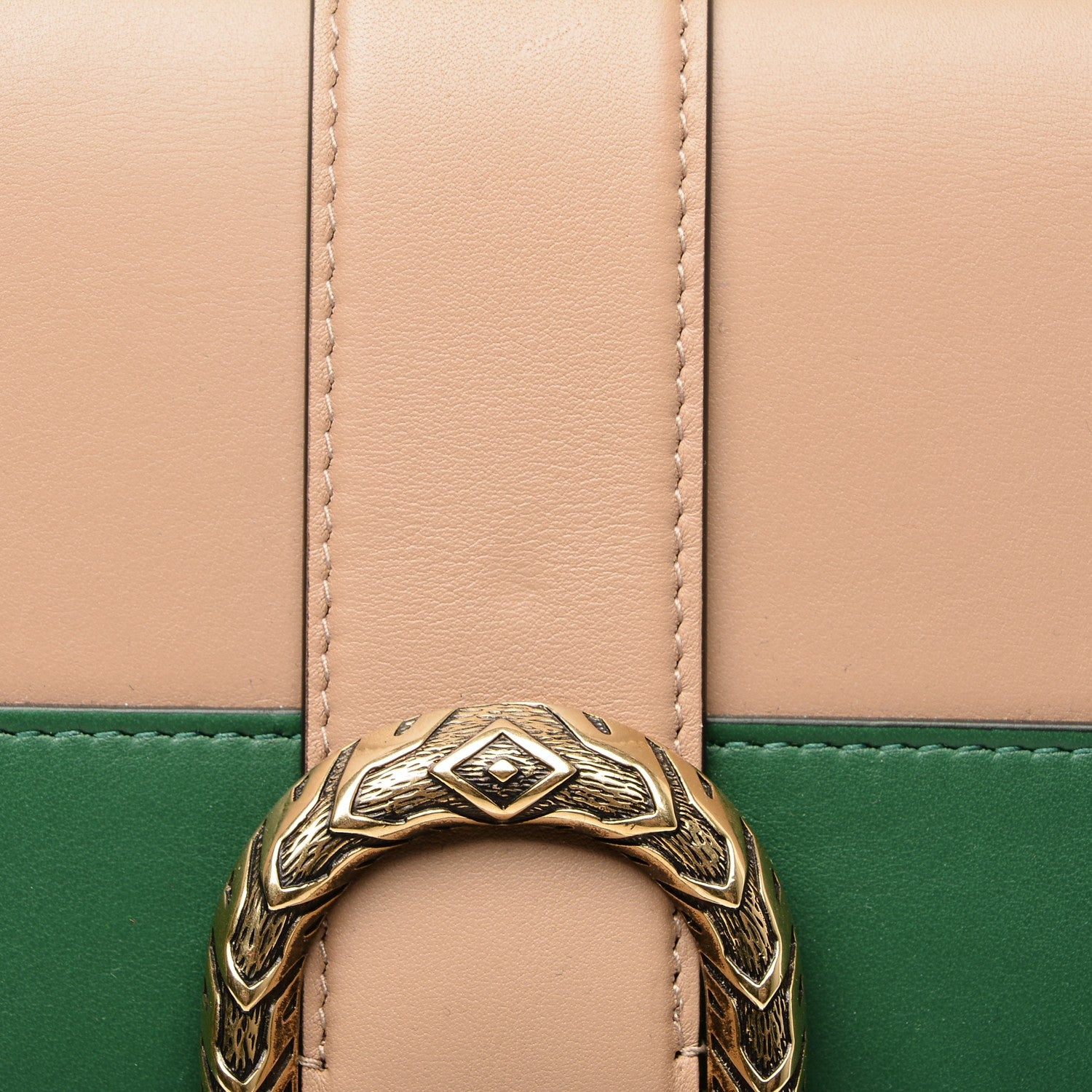Gucci Moon Calfskin Web Large Dionysus Bamboo Top Handle Bag Camelia Bright Evergreen Hibiscus Red 9 of 9