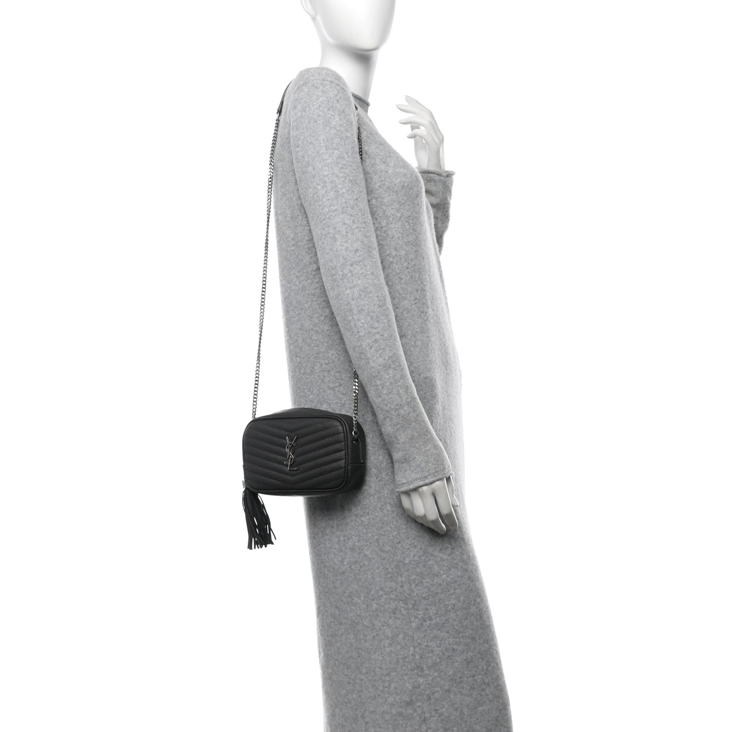 Grain De Poudre Matelasse Monogram Mini Lou Camera Bag Storm