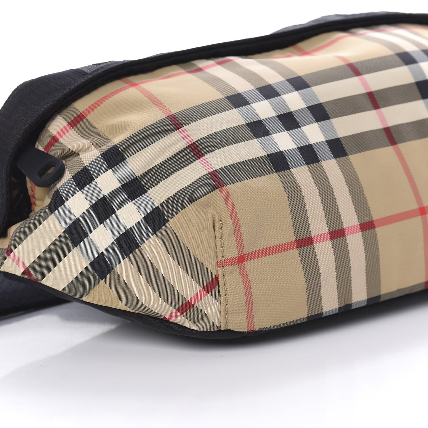 Nylon Vintage Check Sonny Bum Bag Archive Beige Black