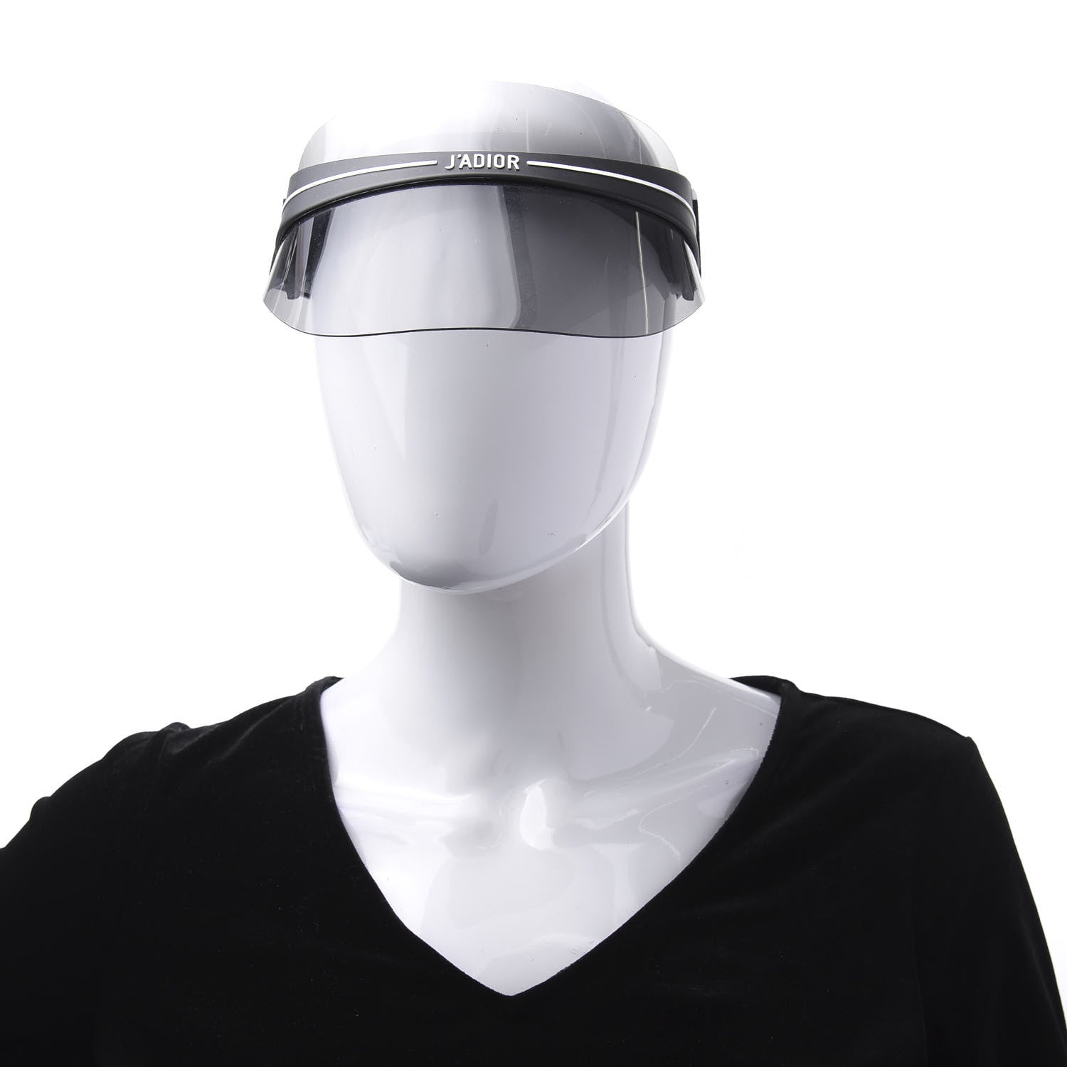 Christian Dior Mirrored DiorClub1 Sun Visor Black 2 of 6