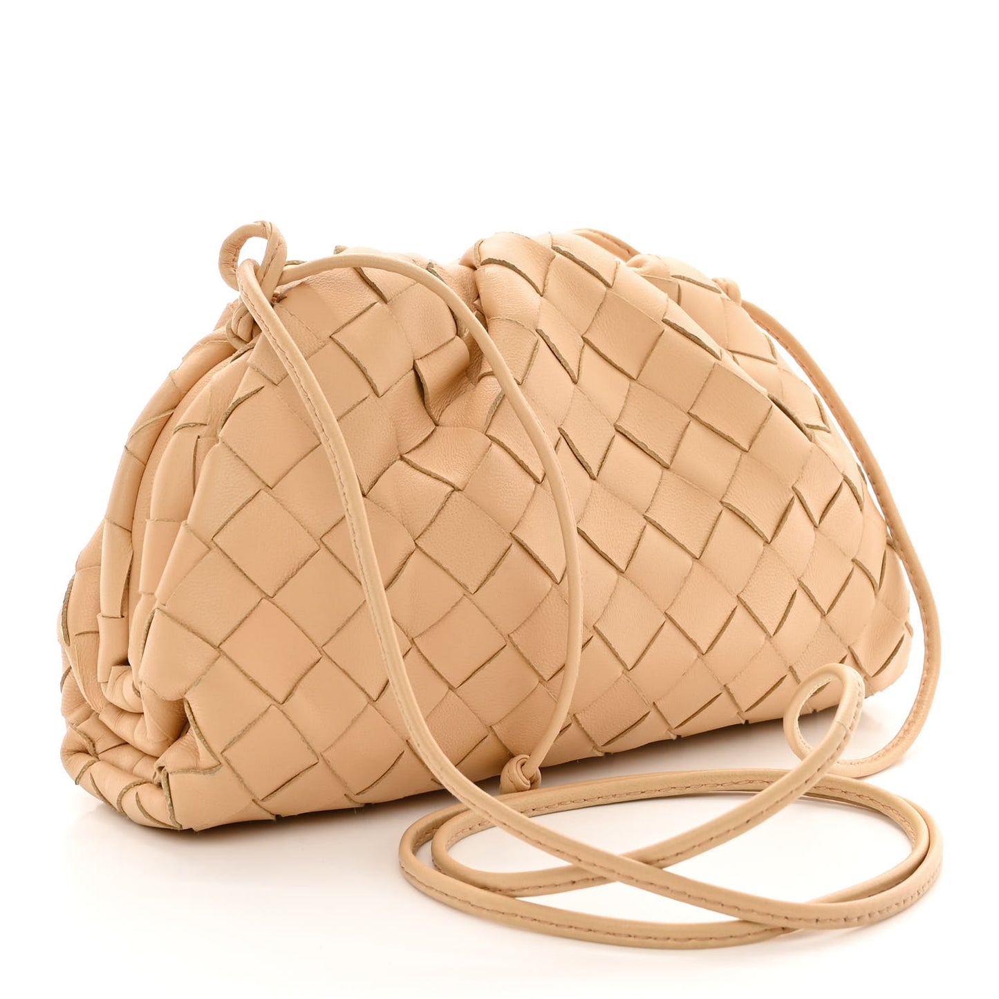 Nappa Intrecciato The Mini Pouch Almond