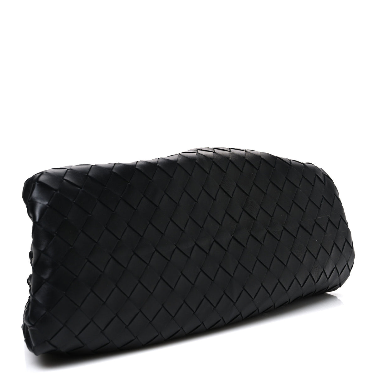Bottega Veneta Nappa Maxi Intreccio The Pouch Oversized Clutch Black 4 of 10