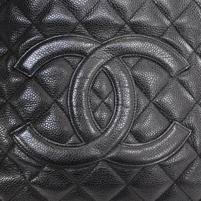 Chanel Caviar Quilted Grand Shopping Tote GST Black 7 of 12