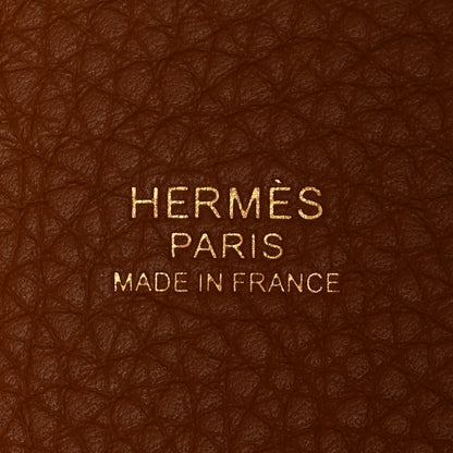 Hermes Taurillon Clemence Picotin Lock 18 PM Gold 6 of 11