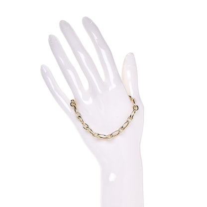 Tiffany 18K Yellow Gold Clasping Oval Link Bracelet 2 of 4