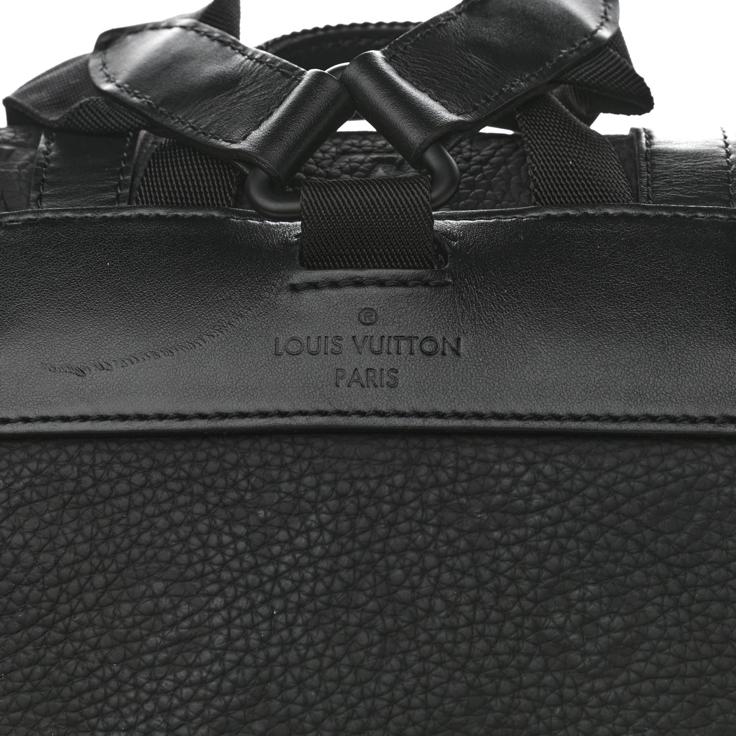 Taurillon Monogram Christopher MM Backpack Black