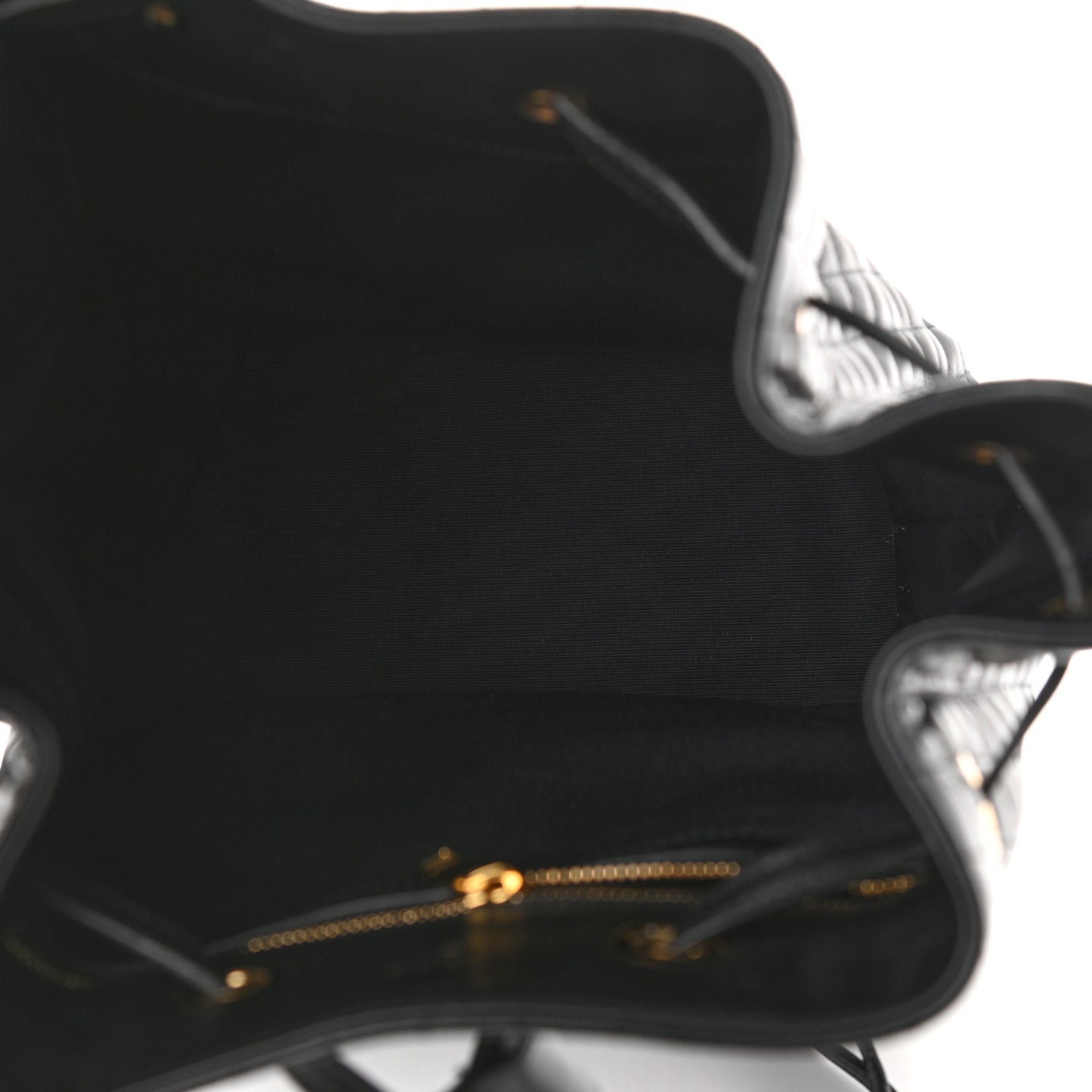 Calfskin Quilted Small C Backpack Black