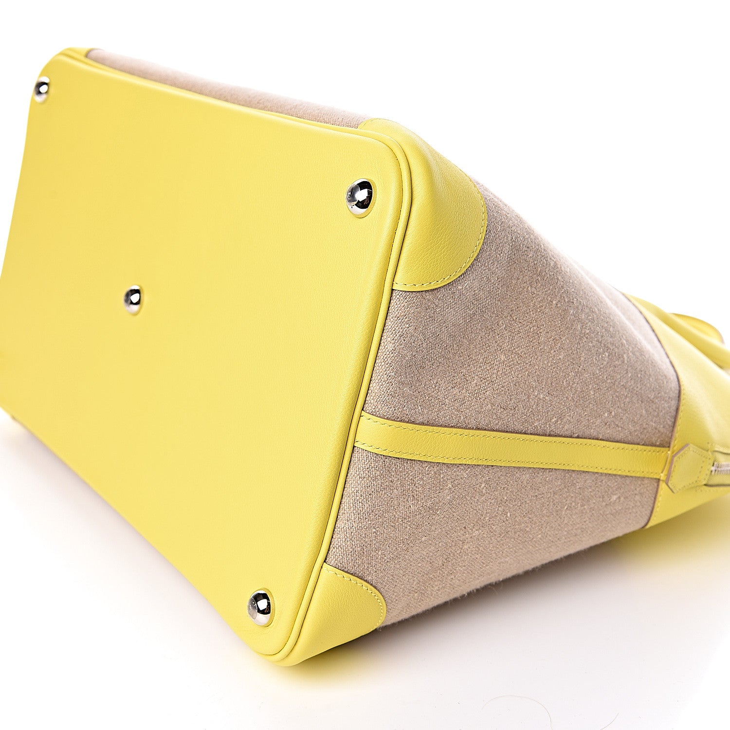 Hermes Toile De Camp Evercolor Bolide 45 Ficelle Lime 8 of 10