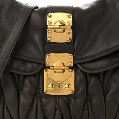 Miu Miu Nappa Matelasse Coffer Hobo Juta 9 of 12