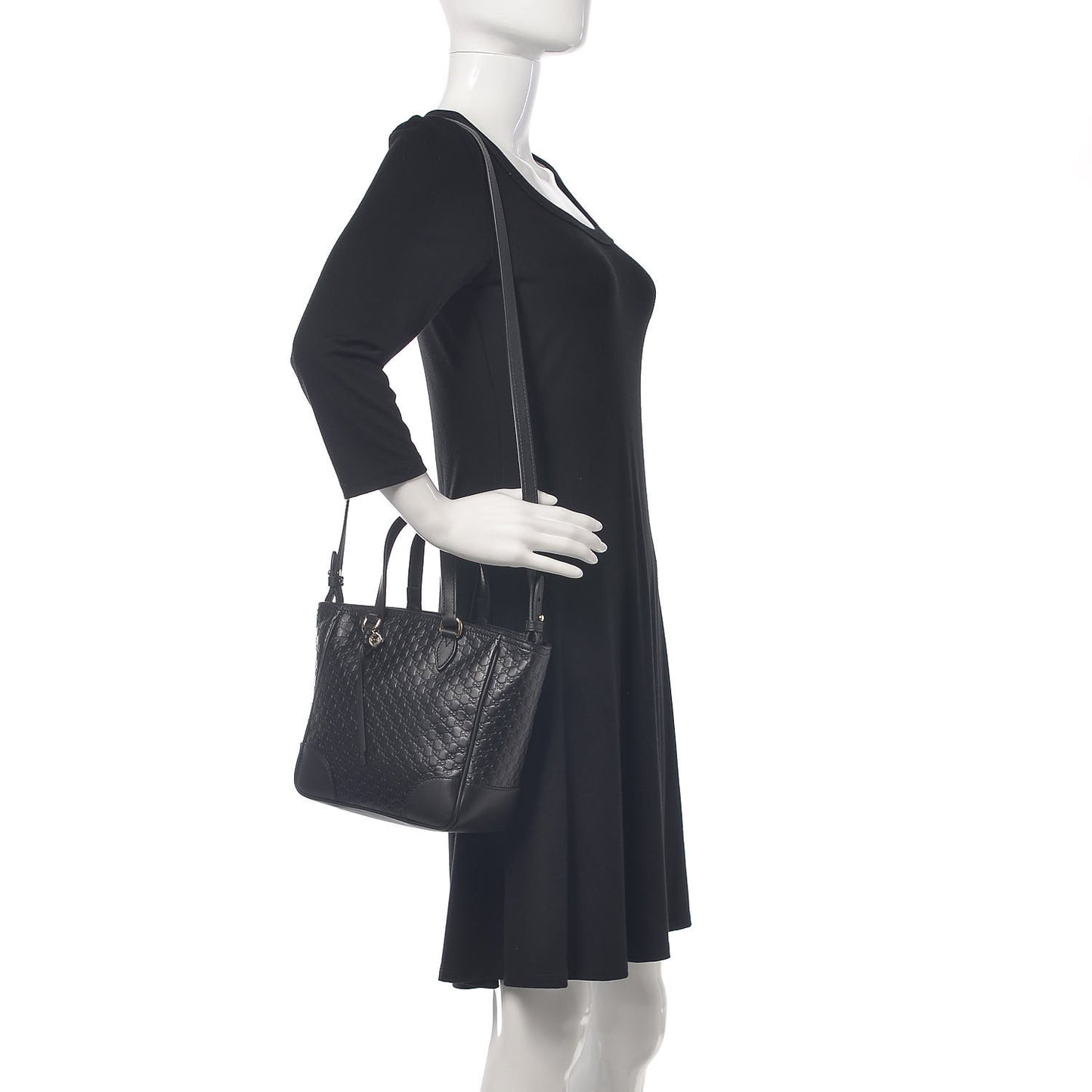 Microguccissima Small Bree Tote Black