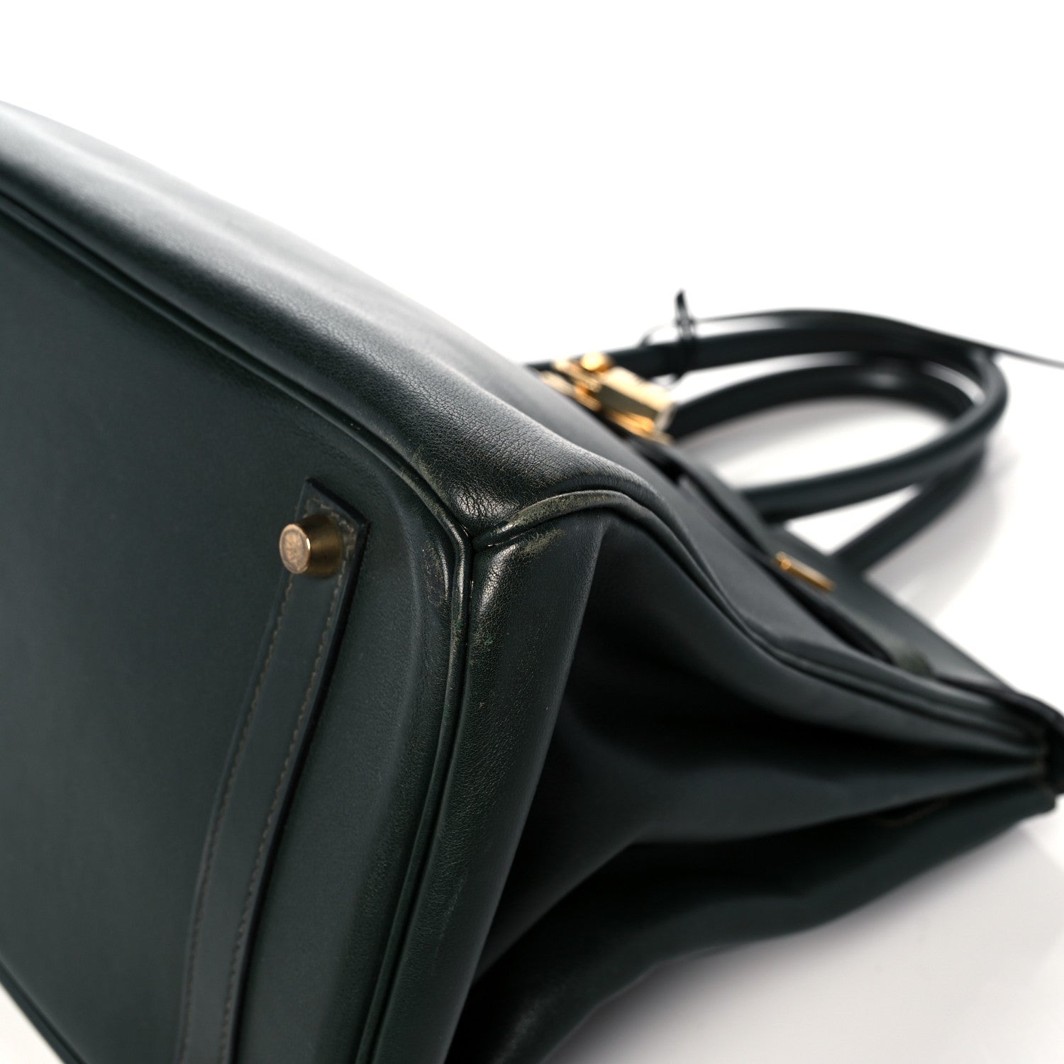 Hermes Gulliver Birkin 35 Vert Fonce 11 of 31