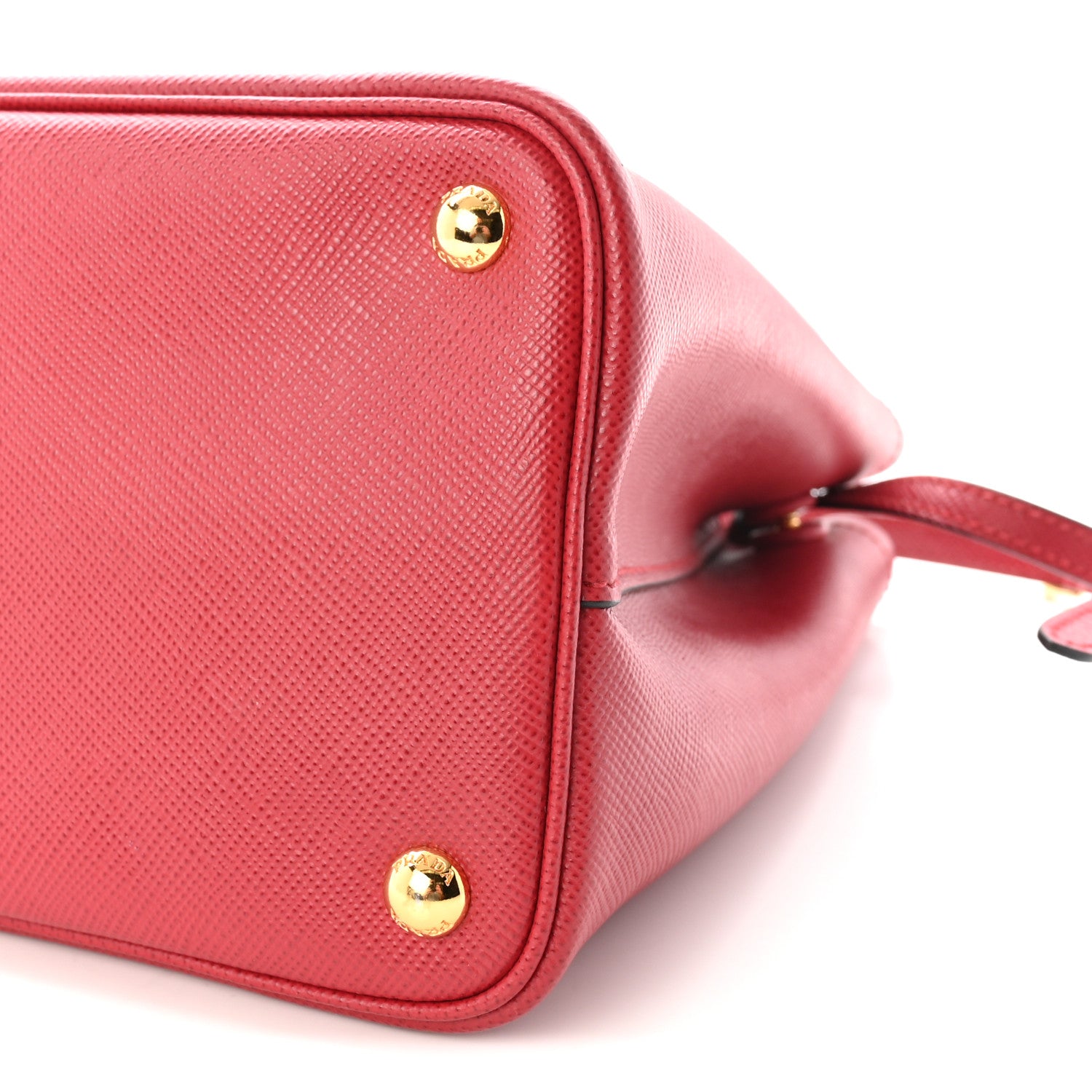 Prada Saffiano Cuir Medium Double Bag Fuoco 9 of 9
