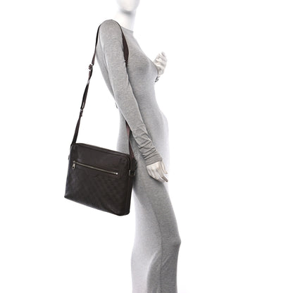 Louis Vuitton Damier Infini Calypso MM Meteor 3 of 9