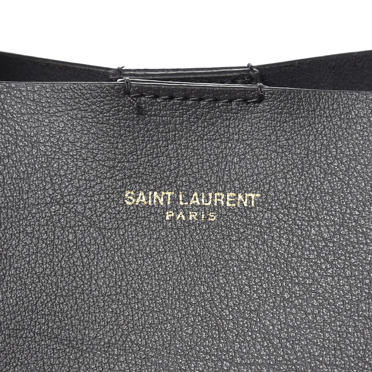 Saint Laurent Calfskin Toy Shopping Tote Dark Anthracite 9 of 9