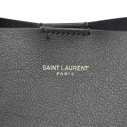 Saint Laurent Calfskin Toy Shopping Tote Dark Anthracite 9 of 9